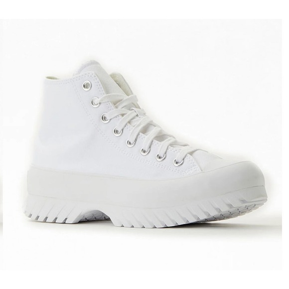 Converse Chuck Taylor All Star Lugged 2.0 Mens Sneaker Sz 8.5 White HIgh Top New - Picture 7 of 9